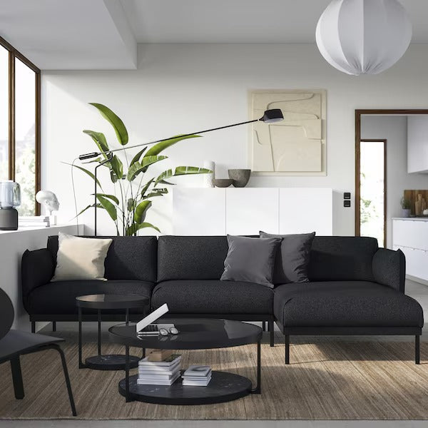 IKEA Applaryd 3 seat sofa with chaise longue