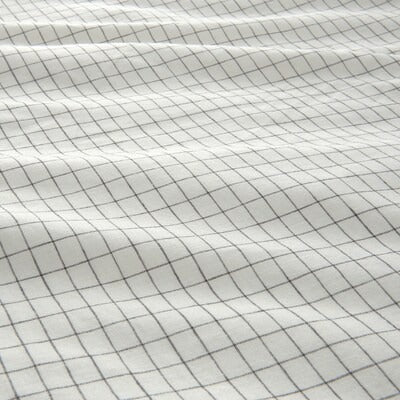 IKEA AKERFIBBLA Duvet cover and pillowcase, white black/check, 150x200/50x80 cm (59x79/20x31 ") | IKEA Bed linen | Eachdaykart