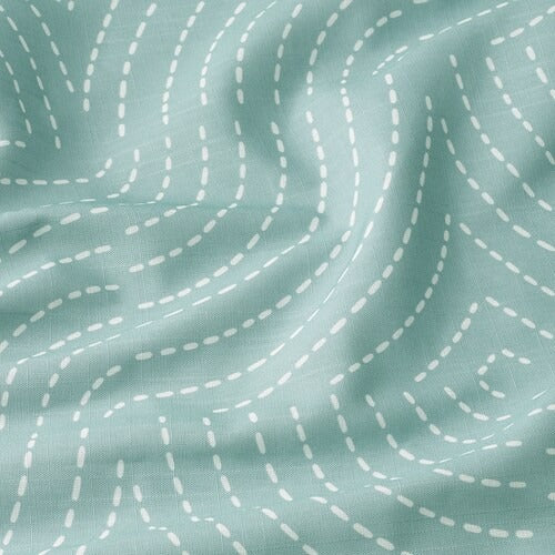 IKEA AKERMOLKE Curtains, 1 pair, light blue, 145x250 cm (57x98 ") | IKEA Curtains | Eachdaykart