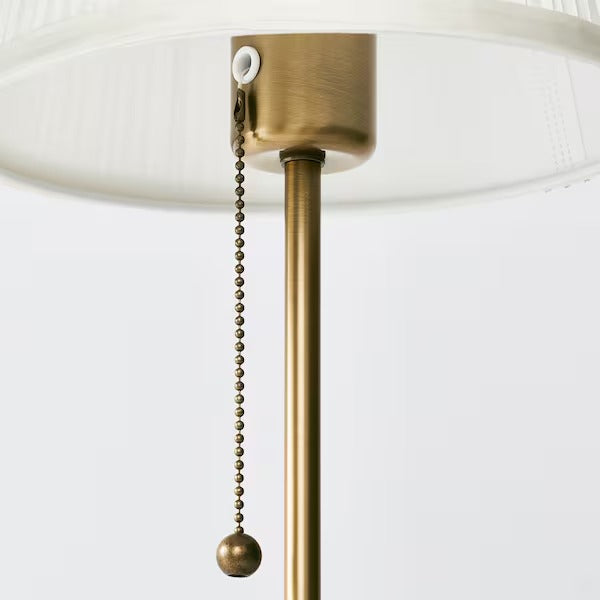 IKEA ARSTID Table lamp, brass/white | IKEA Table Lamps | Eachdaykart