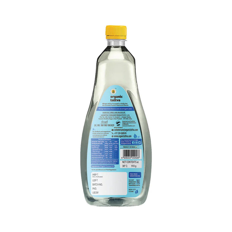 Cold Pressed Coconut Oil 5 Litre by Organic Tattva