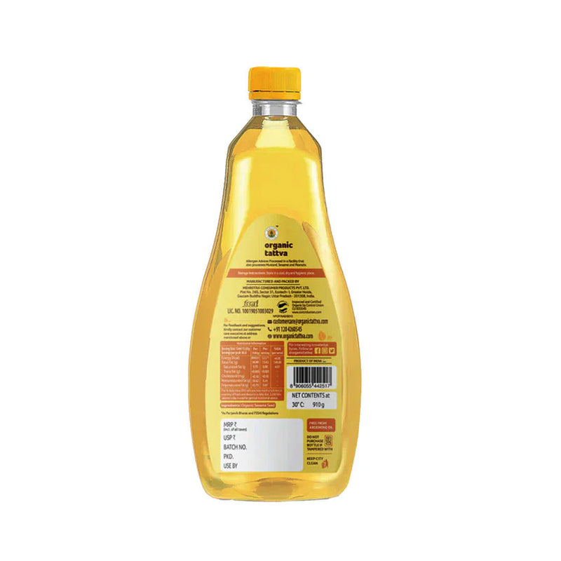 Cold Pressed Sesame Oil 3 Litre by Organic Tattva