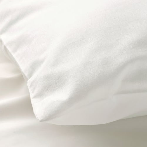 IKEA BALSAMPOPPEL Pillowcase, white, 50x80 cm (20x31 ") | IKEA Bed linen | Eachdaykart