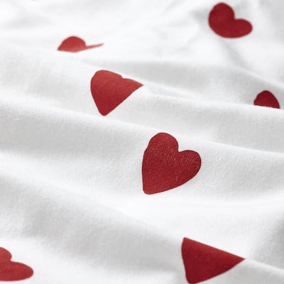 IKEA BARNDROM Duvet cover and pillowcase, heart pattern, 150x200/50x80 cm (59x79/20x31 ") | IKEA Bed linen | Eachdaykart