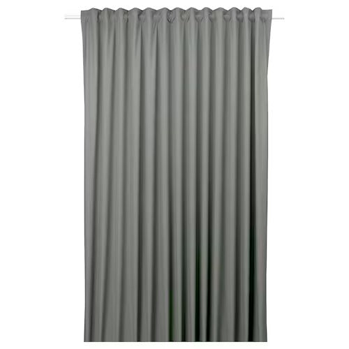 IKEA BENGTA Block-out curtain, 1 length, light green, 210x250 cm (83x98 ") | IKEA Curtains | Eachdaykart
