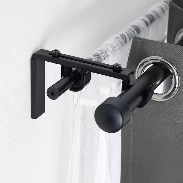 IKEA Betydlig Curtain Rod Holder Black