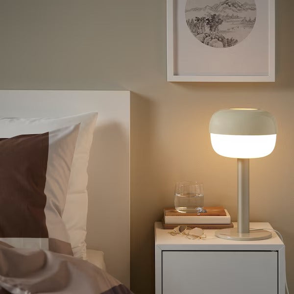 IKEA BLASVERK Table lamp, beige | IKEA Table Lamps | Eachdaykart