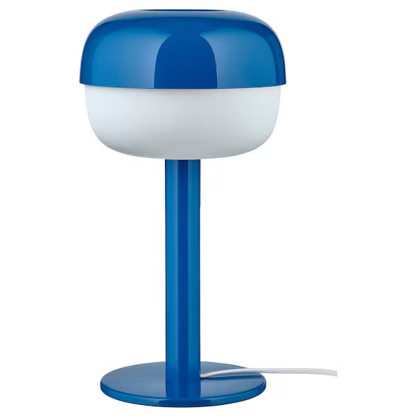 IKEA BLASVERK Table lamp, blue | IKEA Table Lamps | Eachdaykart