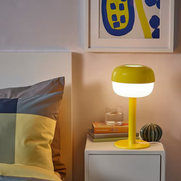 IKEA BLASVERK Table lamp, yellow | IKEA Table Lamps | Eachdaykart