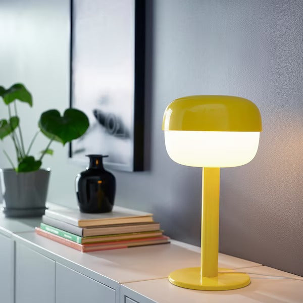 IKEA BLASVERK Table lamp, yellow | IKEA Table Lamps | Eachdaykart