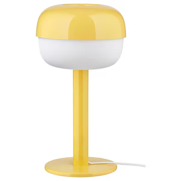 IKEA BLASVERK Table lamp, yellow | IKEA Table Lamps | Eachdaykart