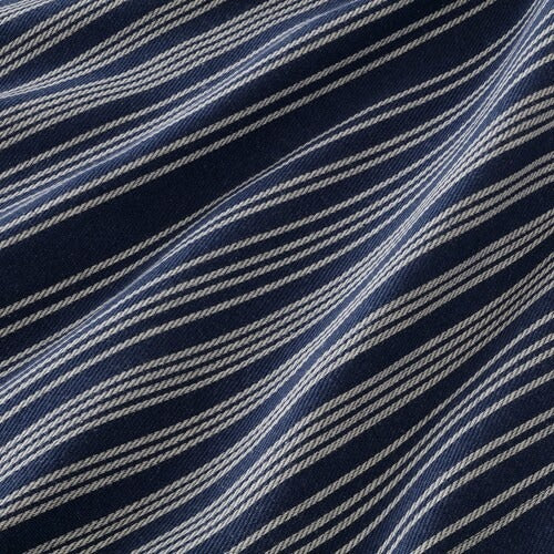 IKEA BLATRY Curtains, 1 pair, blue/stripe, 140x250 cm (55x98 ") | IKEA Curtains | Eachdaykart