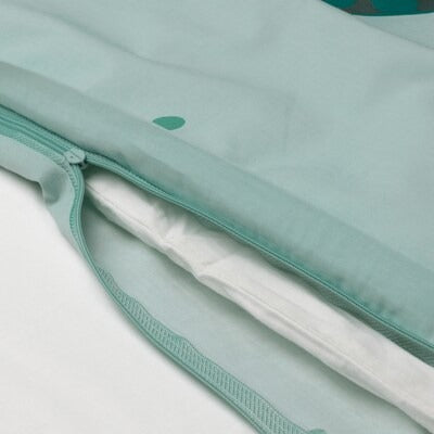 IKEA BLAVINGAD Duvet cover and pillowcase, turtle pattern/turquoise, 150x200/50x80 cm (59x78 3/4/20x31 ") | IKEA Bed linen | Eachdaykart