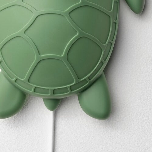 IKEA BLAVINGAD LED wall lamp, turtle/green | IKEA Children's lighting | Eachdaykart