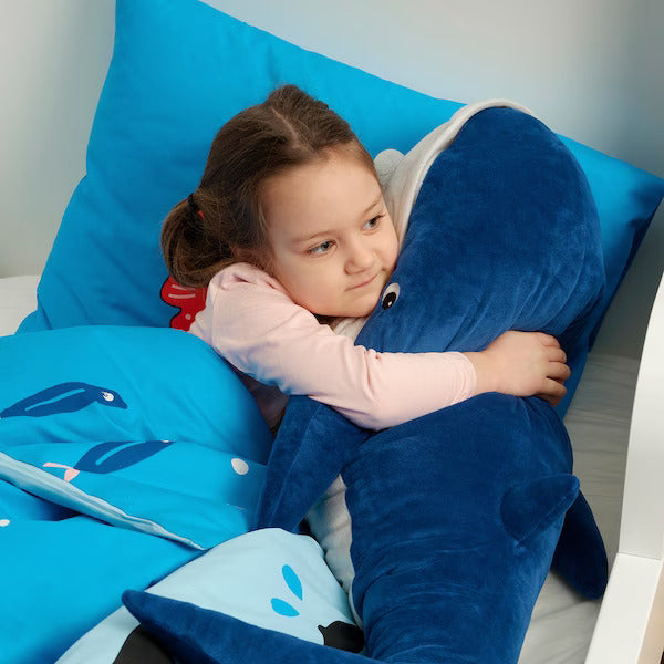 IKEA BLAVINGAD Soft toy, blue whale, 100 cm (39 ") | IKEA Soft Toys