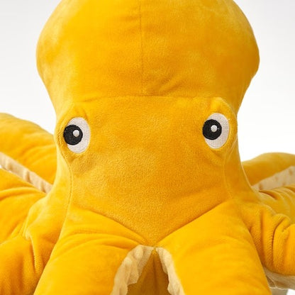 IKEA BLAVINGAD Soft toy, octopus/yellow, 50 cm (20 ") | IKEA Soft Toys | Eachdaykart