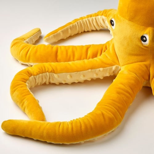 IKEA BLAVINGAD Soft toy, octopus/yellow, 50 cm (20 ") | IKEA Soft Toys | Eachdaykart