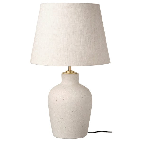 IKEA BLIDVADER Table lamp, off-white ceramic/beige | IKEA Table Lamps | Eachdaykart