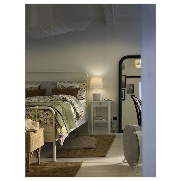 IKEA BLIDVADER Table lamp, off-white ceramic/beige | IKEA Table Lamps | Eachdaykart