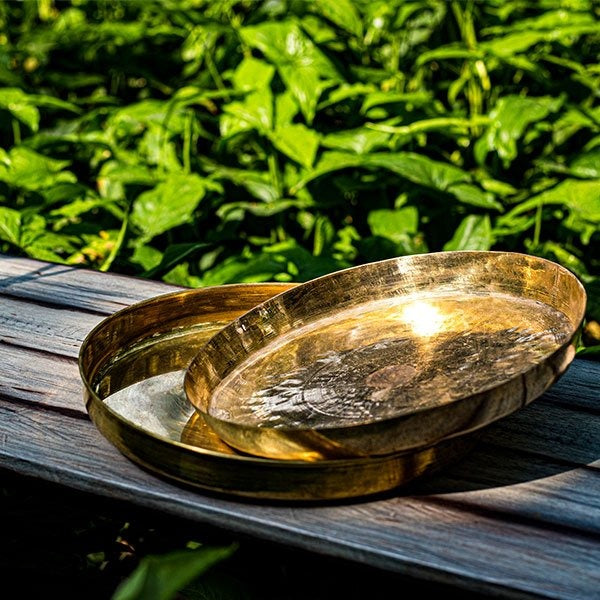 Brass Thaali - Thaali / Plate For Dining | Brass Cookware