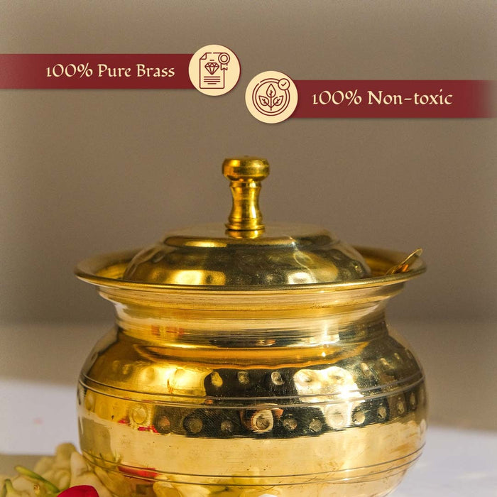 Brass Ghee Pot | Brass Cookware