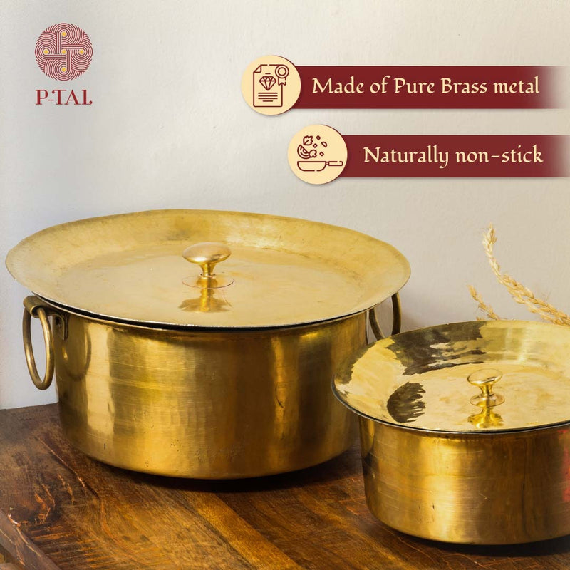 Brass Patila / Milk Topia | Brass Cookware