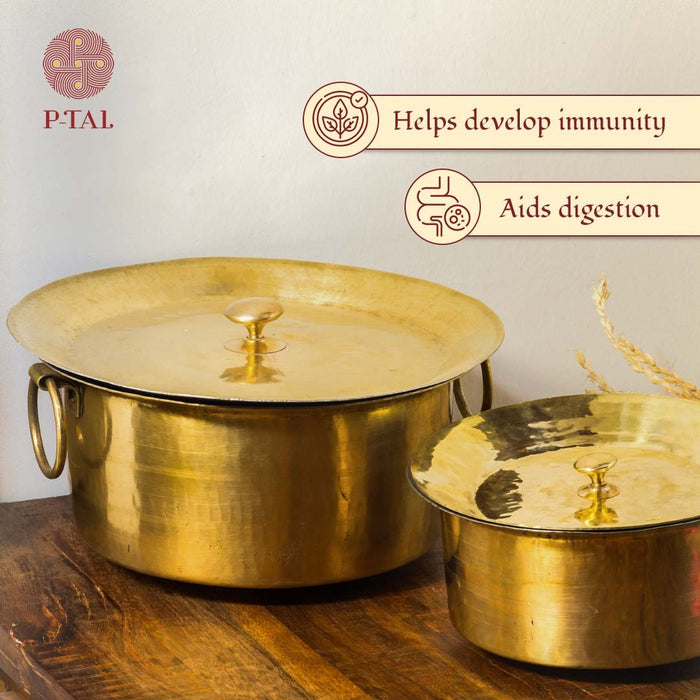 Brass Patila / Milk Topia | Brass Cookware