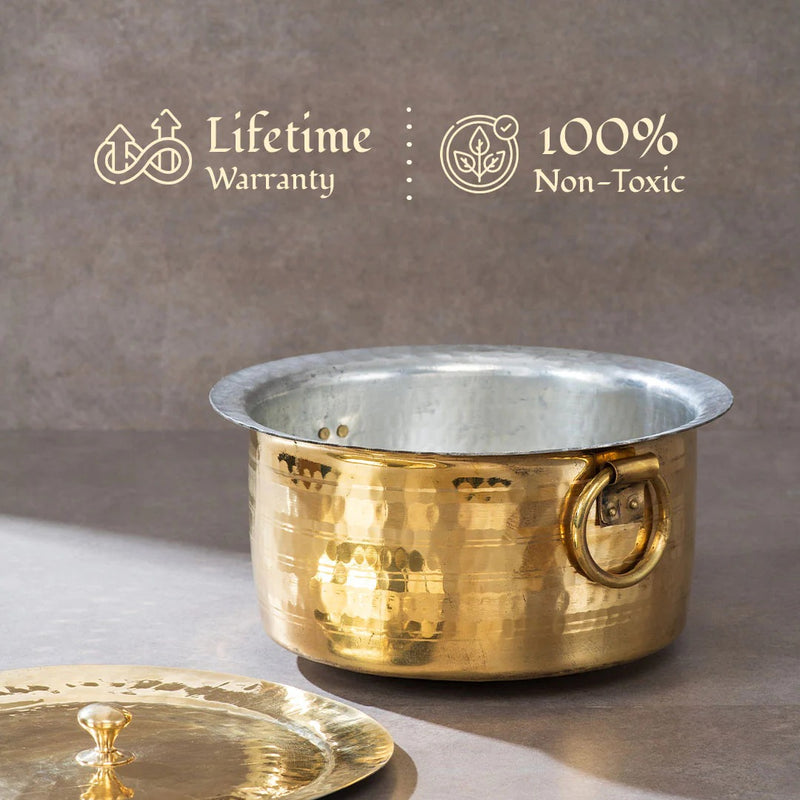 Brass Patila / Milk Topia | Brass Cookware