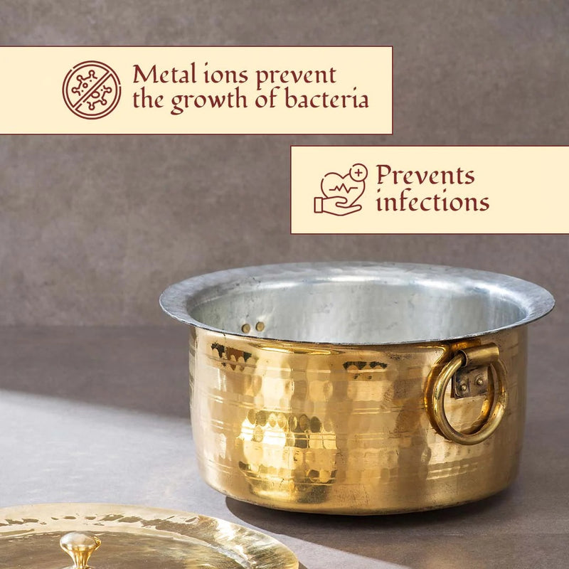Brass Patila / Milk Topia | Brass Cookware