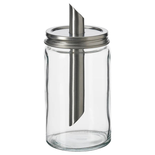 CITRONHAJ Sugar shaker, clear glass/stainless steel | Storage & organisation | Eachdaykart
