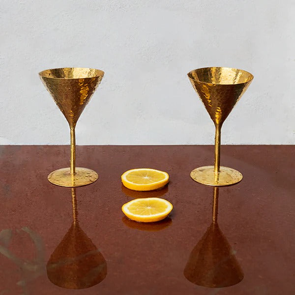 Brass Cocktail Glass | Brass Cookware