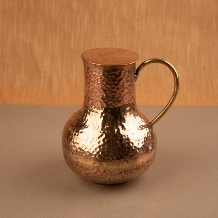 Round Copper Jug | Drinking from copper Utensils