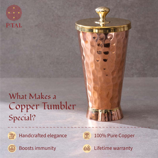Copper Tumbler | Drinking from copper Utensils