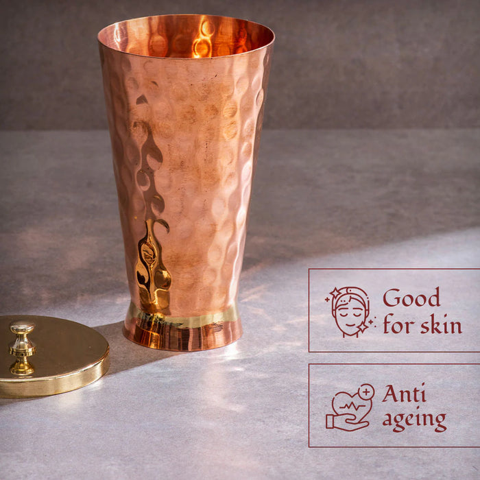 Copper Tumbler | Drinking from copper Utensils