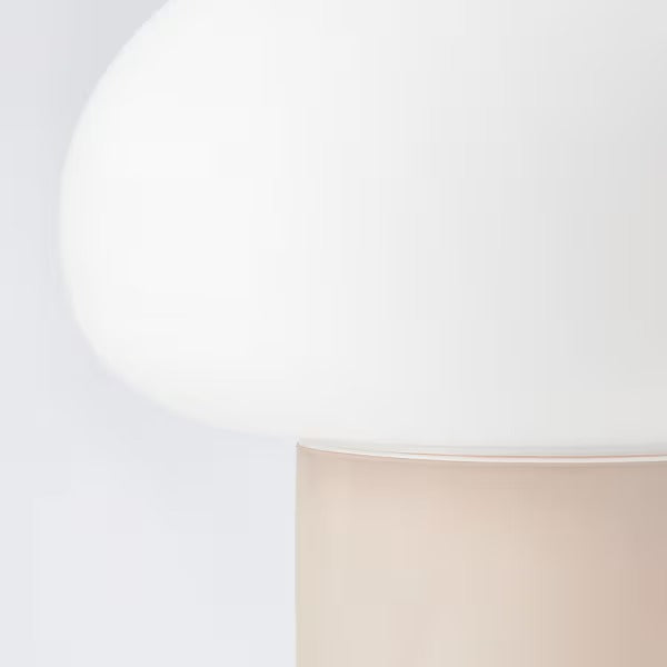 IKEA DEJSA Table lamp, beige/opal white glass | IKEA Table Lamps | Eachdaykart