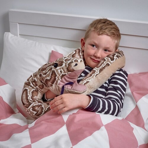 IKEA DJUNGELSKOG Glove puppet, snake/burmese python | IKEA Soft Toys | Eachdaykart