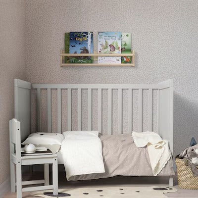 IKEA DROMSLOTT 3-piece bedlinen set for cot, puppy pattern/beige, 60x120 cm (23 ½x47 ¼ ") | IKEA Bed linen | Eachdaykart