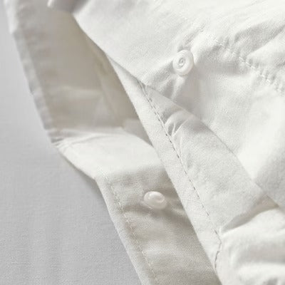 IKEA DVALA Duvet cover and pillowcase, white, 150x200/50x80 cm (59x79/20x31 ") | IKEA Bed linen | Eachdaykart