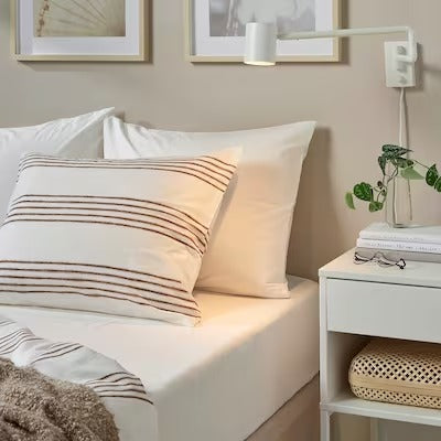 IKEA DVALA Fitted sheet, white, 80x200 cm (31x79 ") | IKEA Bed linen | Eachdaykart