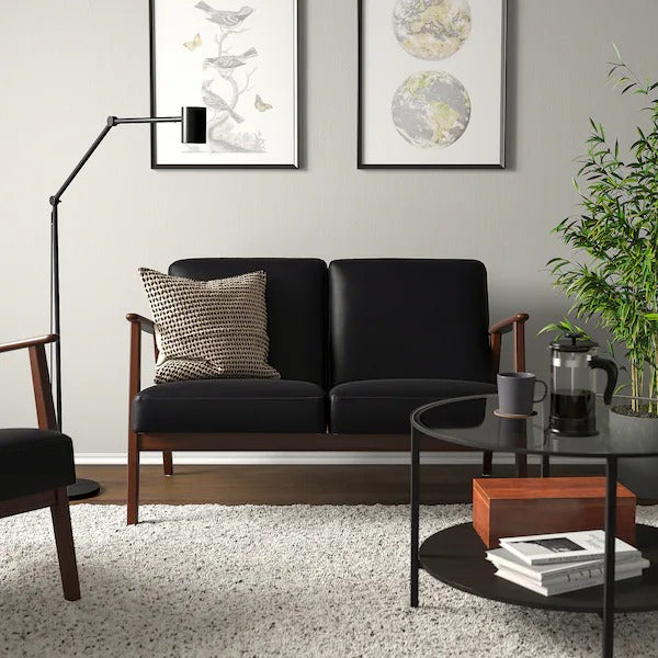 IKEA Ekenaset 2 seat sofa jonsbyn black