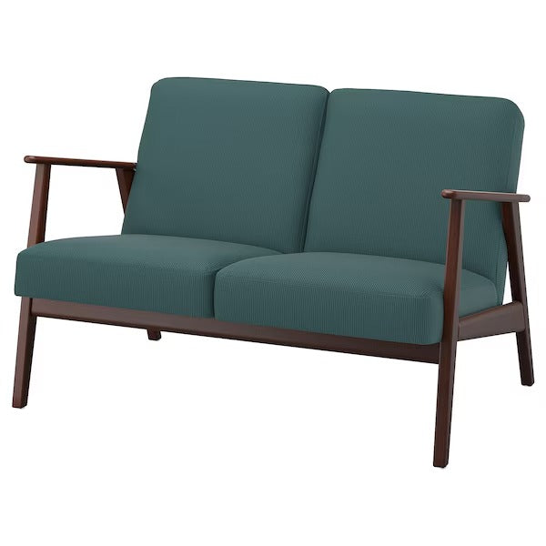 IKEA Ekenset 2-seat sofa kelinge grey turquoise