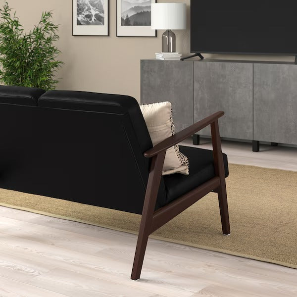 IKEA Ekenaset 3 seat sofa jonsbyn black