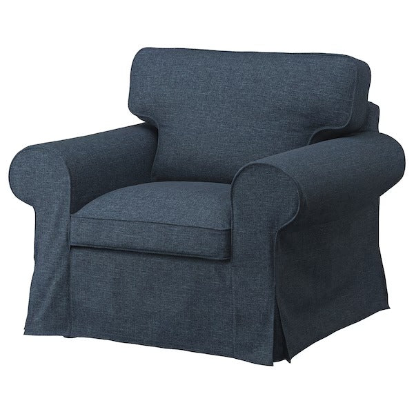 IKEA Ektorp cover for armchair kilanda dark blue