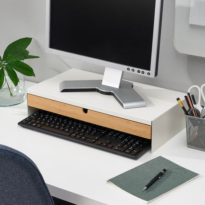 IKEA ELLOVEN Monitor stand with drawer