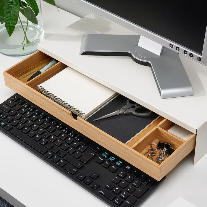 IKEA ELLOVEN Monitor stand with drawer