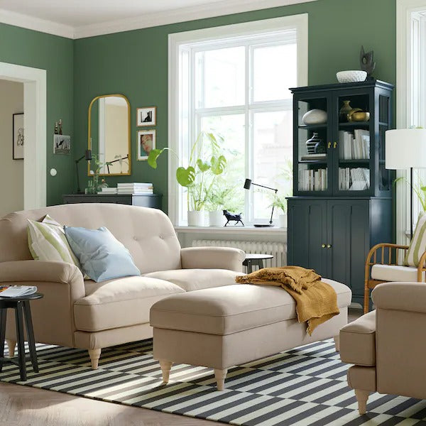 IKEA Esseboda 2 seat sofa knaback light beige birch