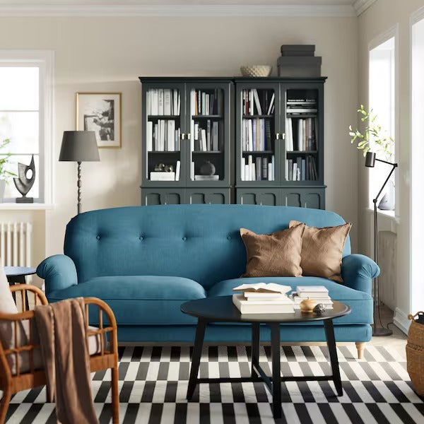 IKEA Esseboda 3 seat sofa tallmyra blue birch