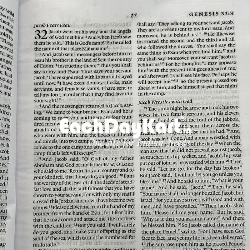 EachDayKart ESV Pulpit Bible – Extra Large Print, Church Edition