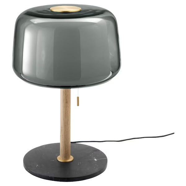 IKEA EVEDAL Table lamp, marble/grey | IKEA Table Lamps | Eachdaykart