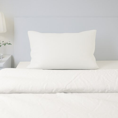 IKEA FARGMARA Pillowcase, white, 50x80 cm (20x31 ") | IKEA Bed linen | Eachdaykart
